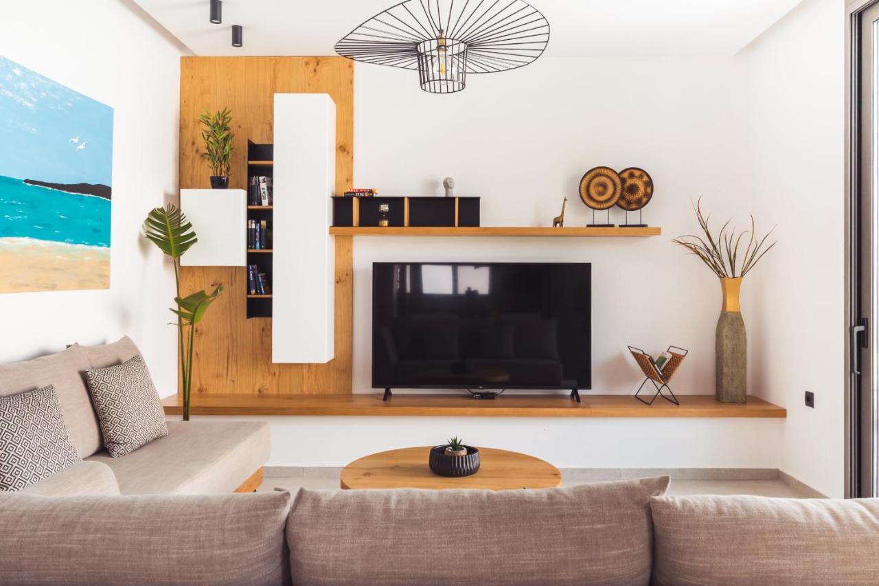 Nagia Luxury Family Villas อนาลิปซี ภายนอก รูปภาพ
