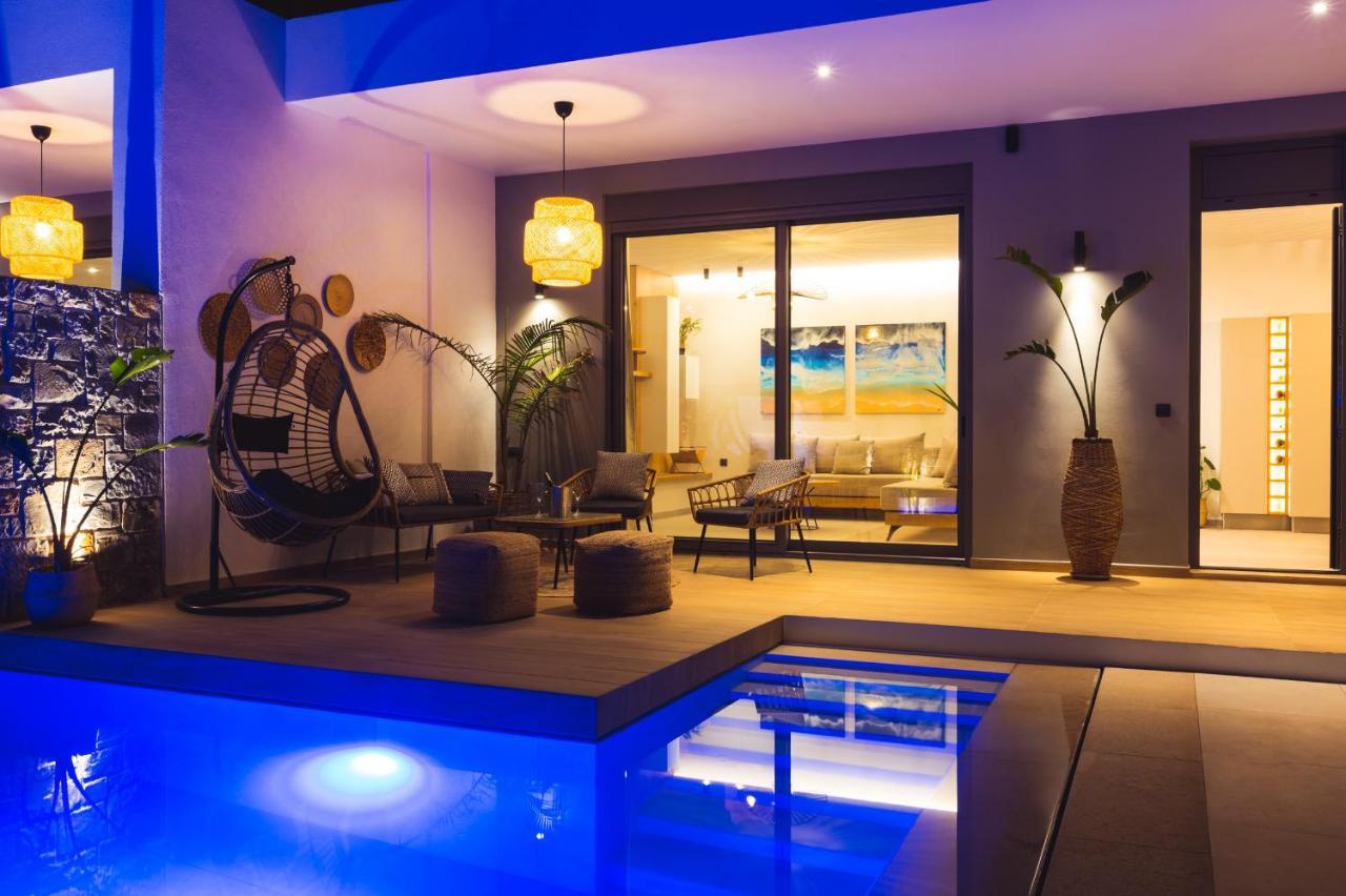 Nagia Luxury Family Villas อนาลิปซี ภายนอก รูปภาพ