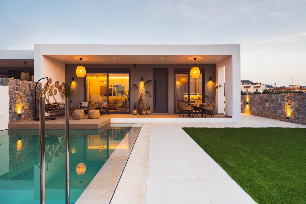 Nagia Luxury Family Villas อนาลิปซี ภายนอก รูปภาพ