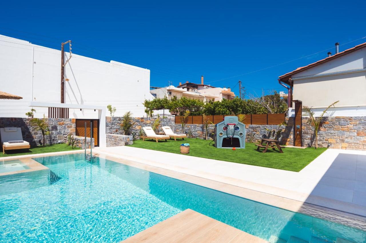 Nagia Luxury Family Villas อนาลิปซี ภายนอก รูปภาพ